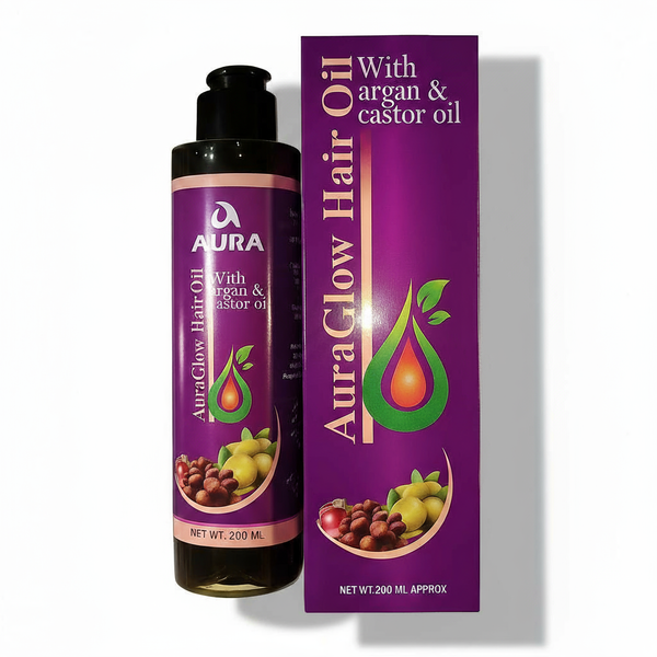 AuraGlow Hair Oil 2 Bottles